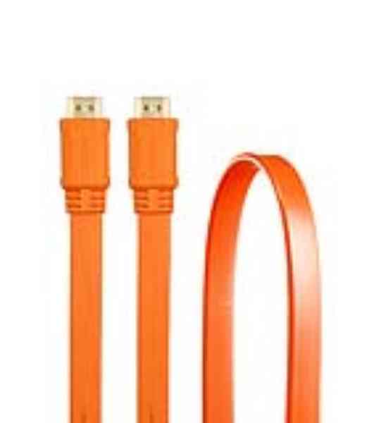 Cable 3go Hdmi V14 Plano 1 8m 24k Naranja